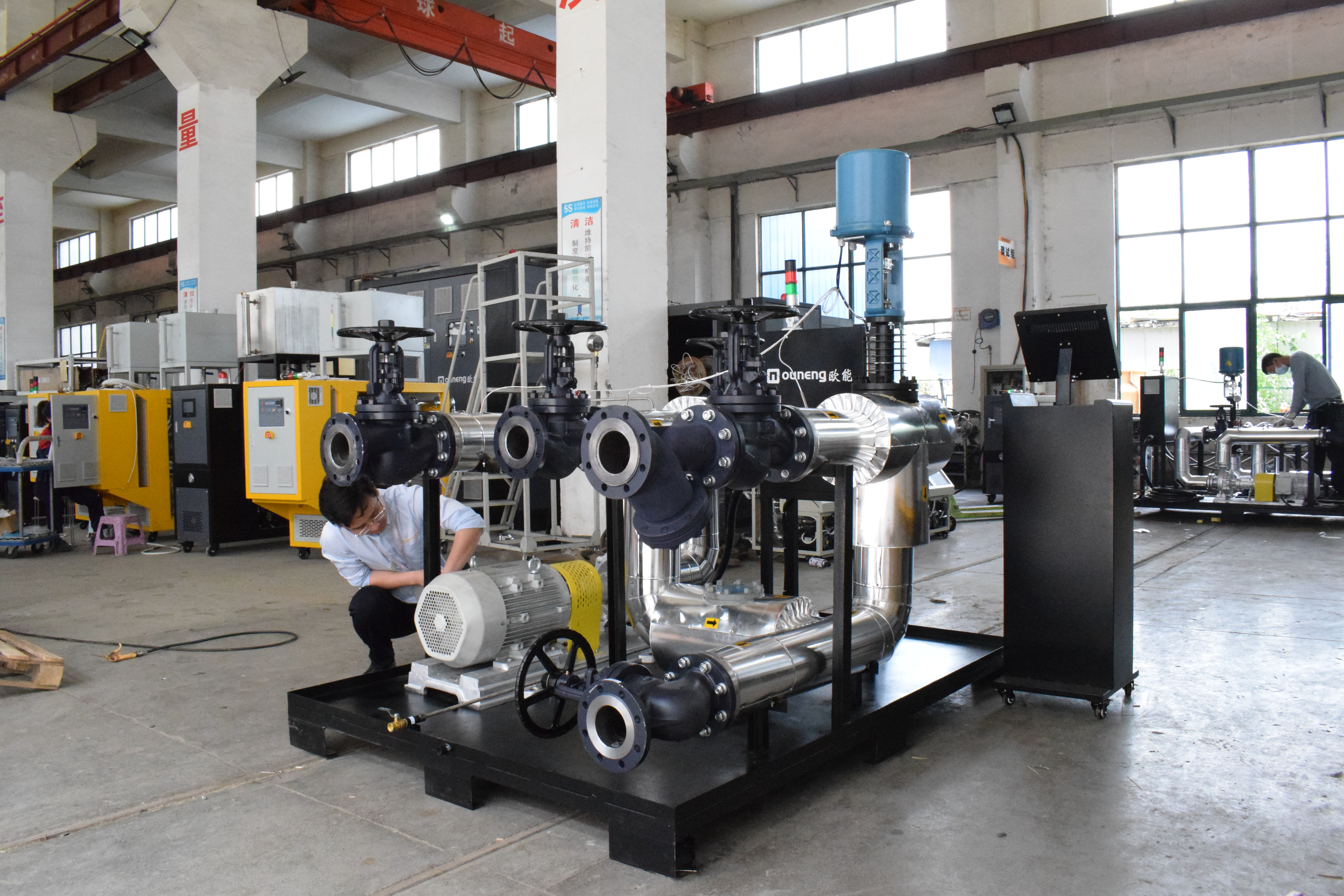 温控中，撬块蒸汽换热机组的原理又是怎样的呢？